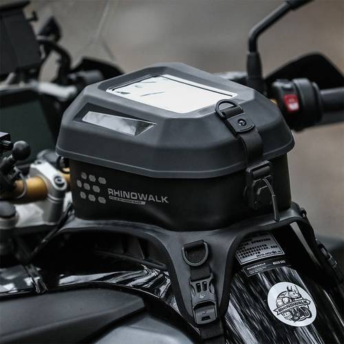 Rhinowalk Touchscreen Motorcycle Tank Bag 5.6L Large Capacity Camera Backpack for Travel & Storage