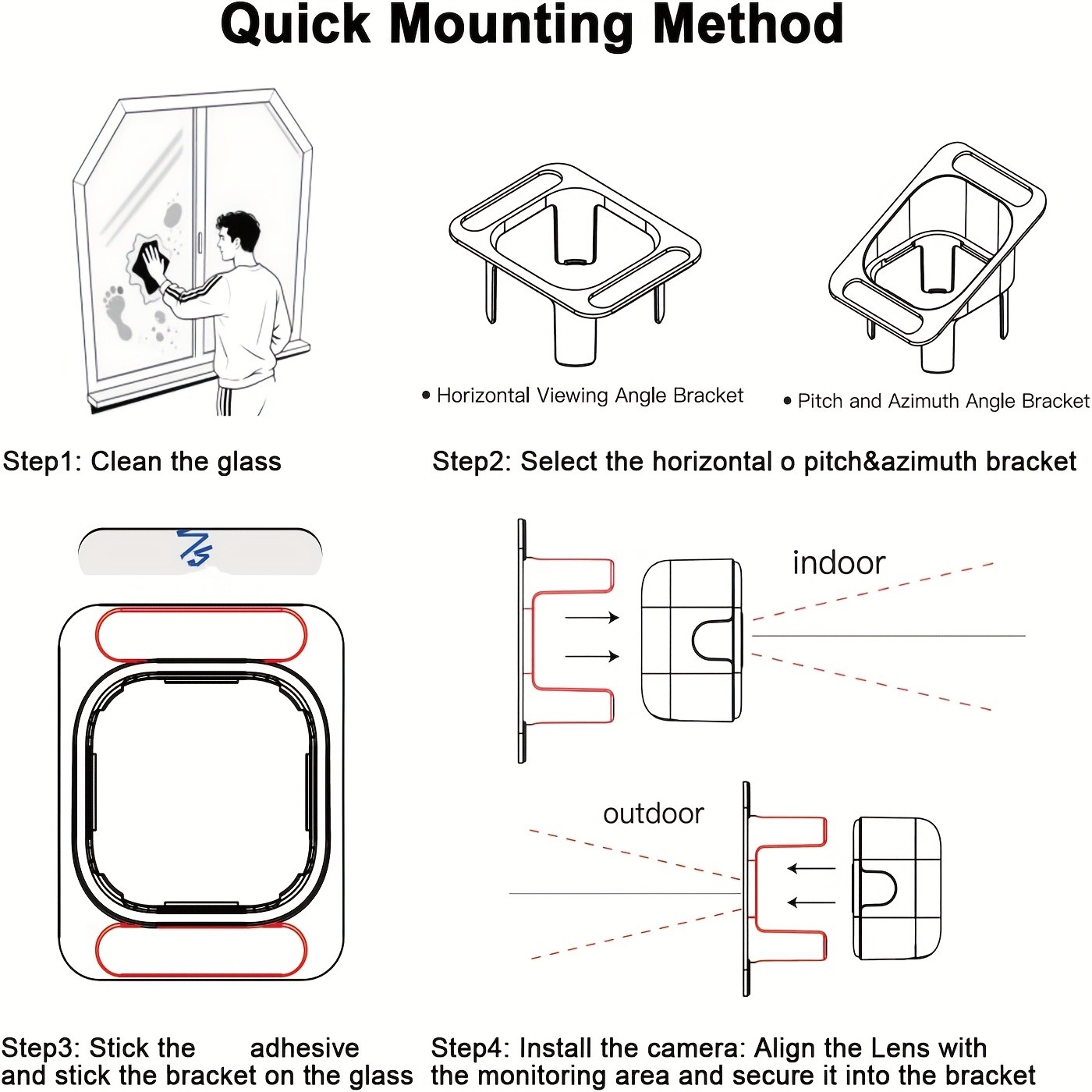 2-Pack Window Camera 3MP