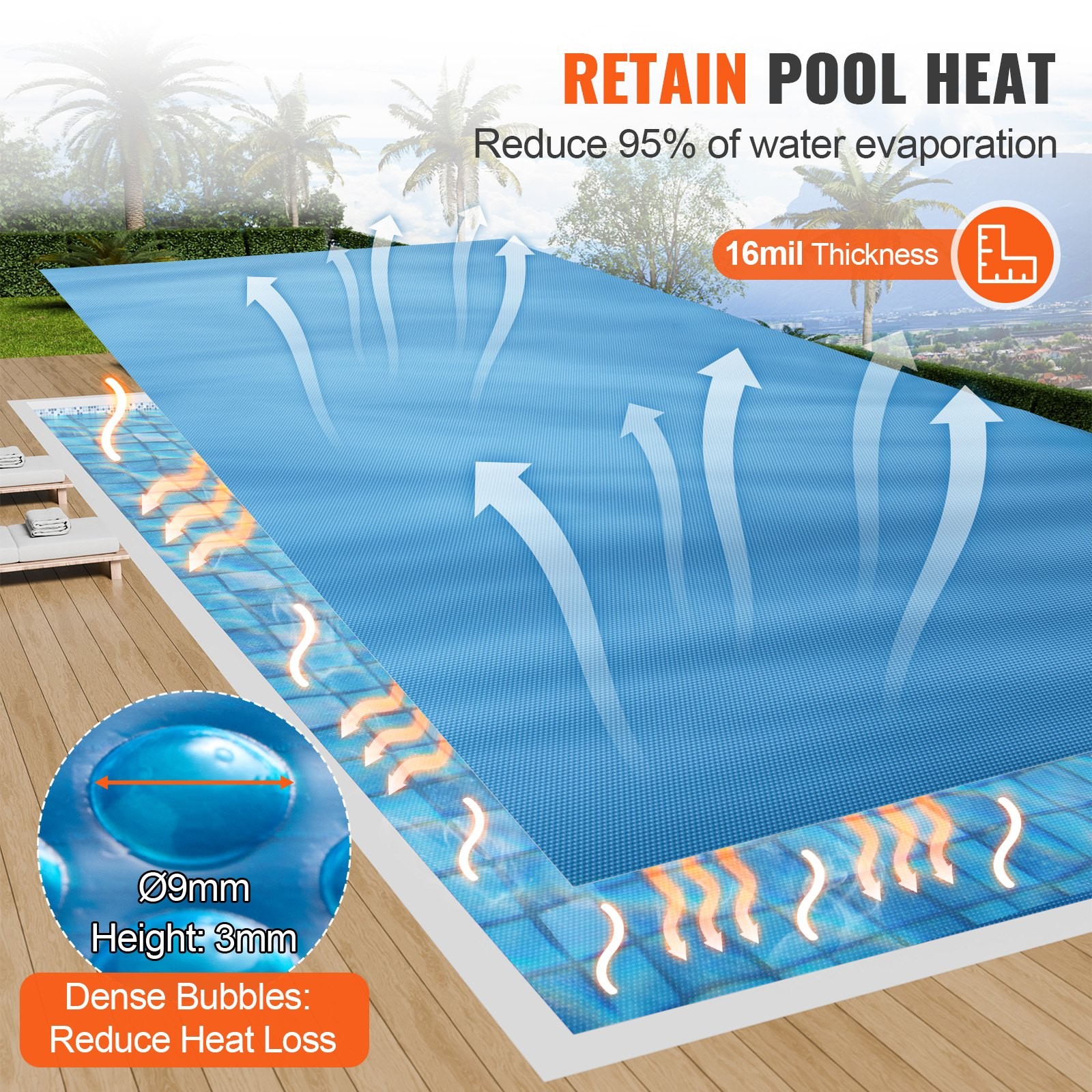 Inflatable Solar Pool Cover