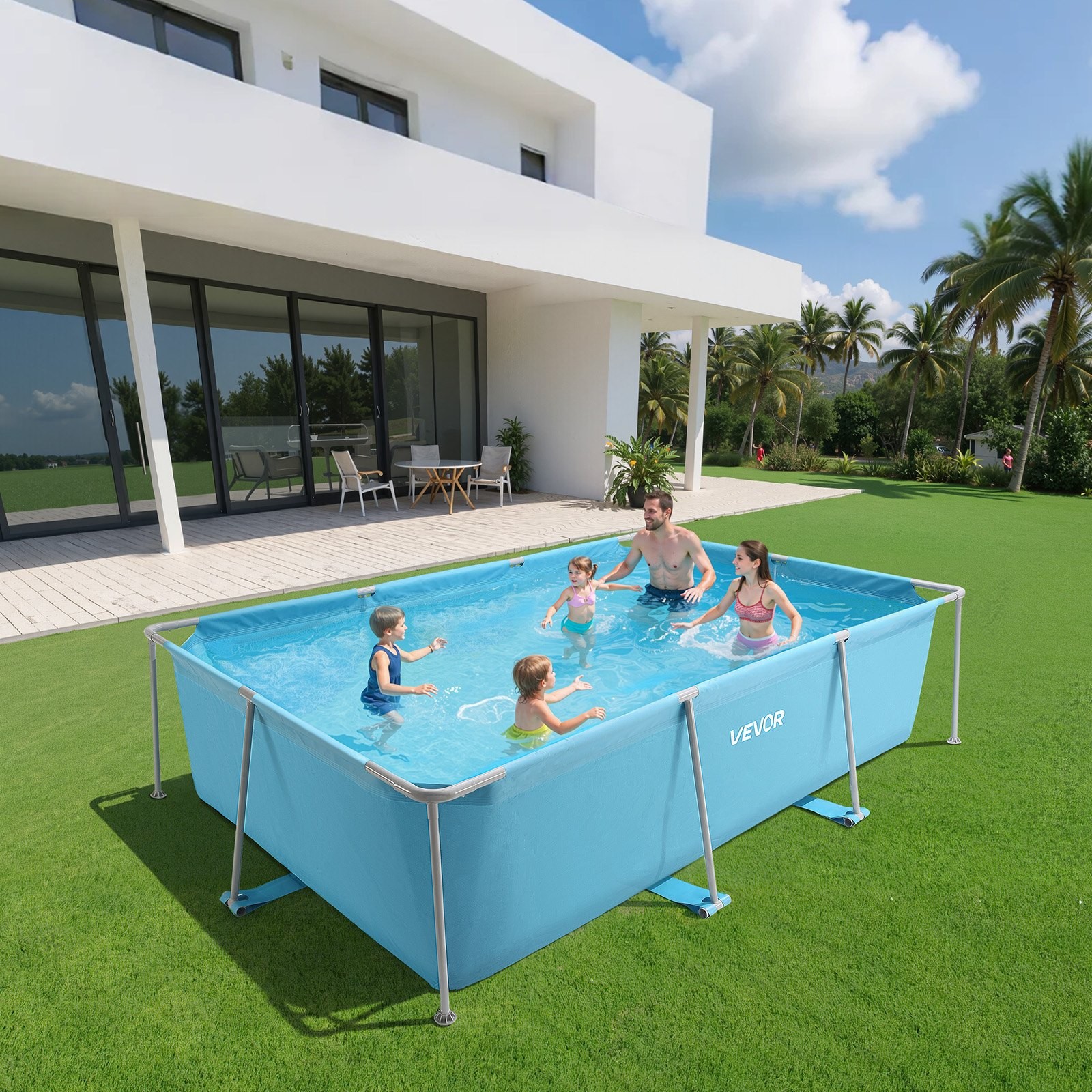 Rectangular Frame Swimming Pool