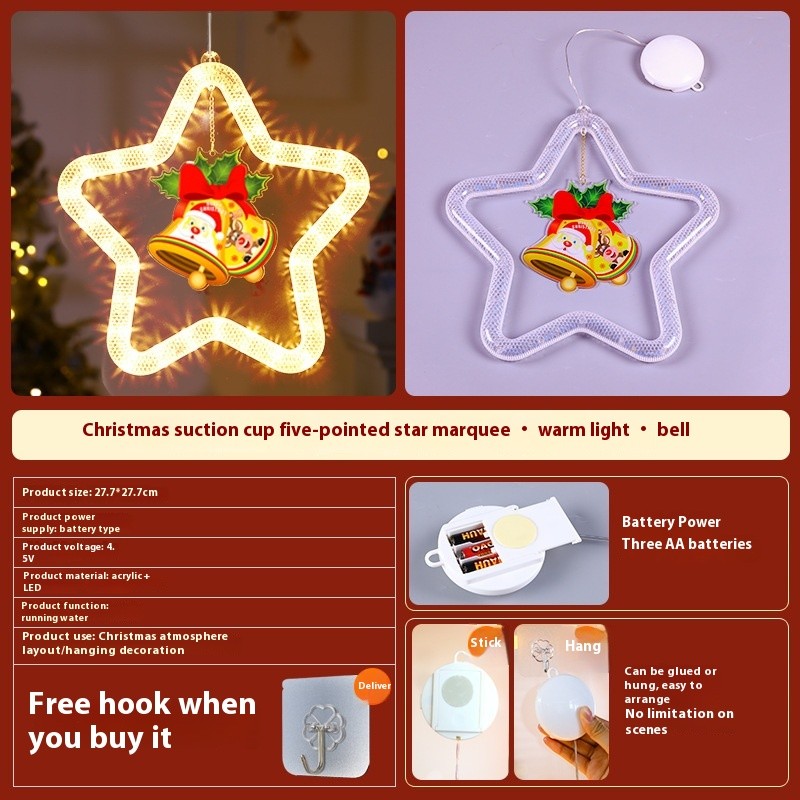 Christmas Pendant Decoration with LED Lights
