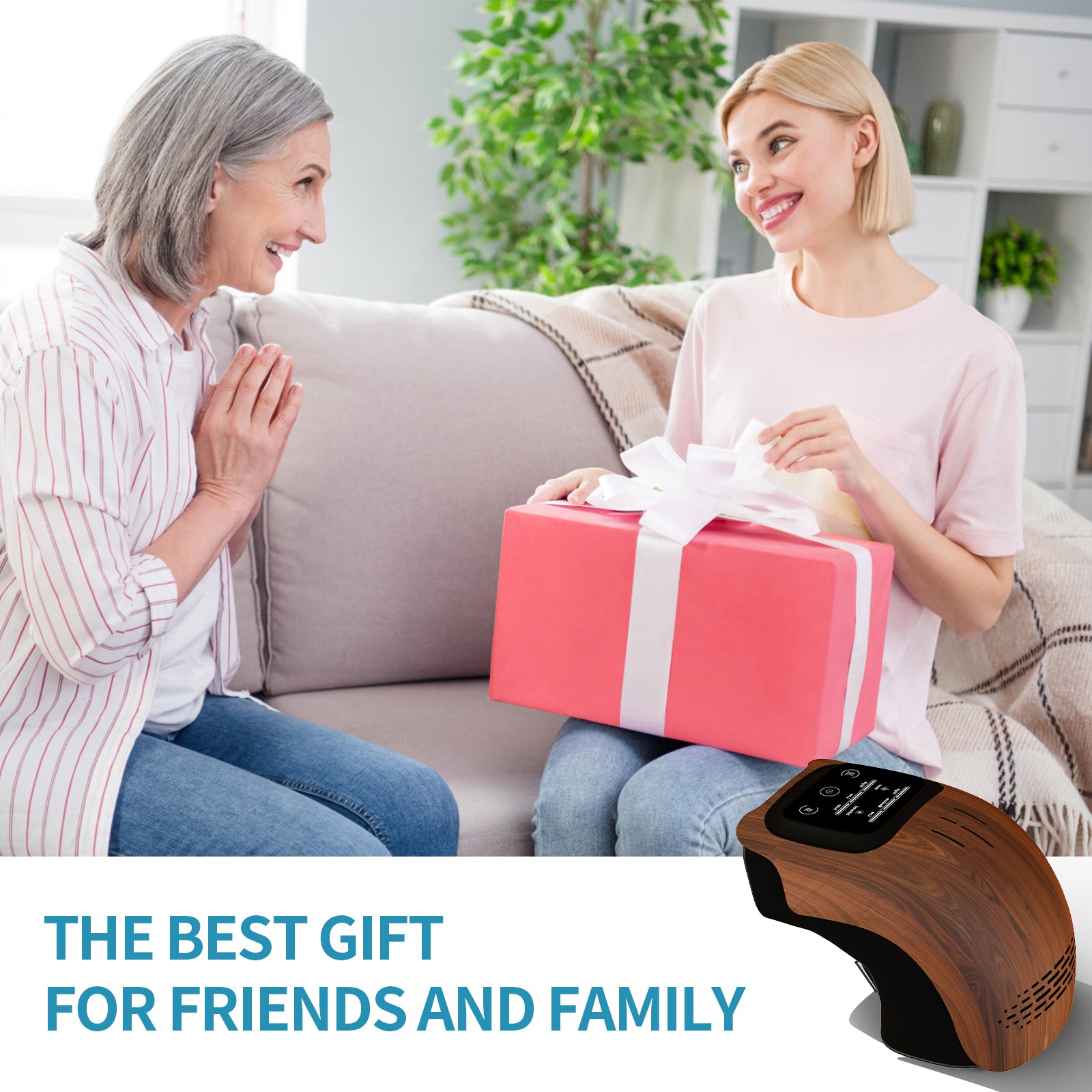 Intelligent Knee Massager Rechargeable, Heating, and Pain Relief for Home Use