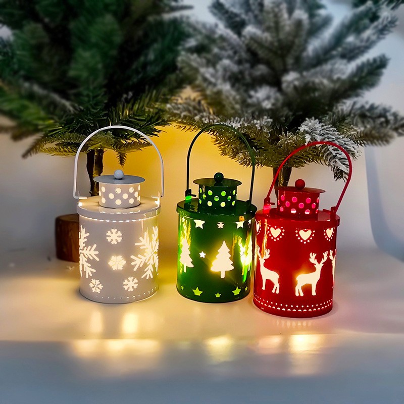 Christmas Candle Lights LED  Small Lanterns for Creative Holiday Decoration