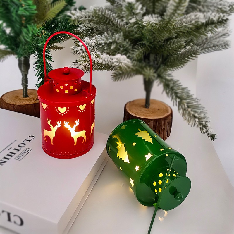 Christmas Candle Lights LED Small Lanterns for Creative Holiday Decoration