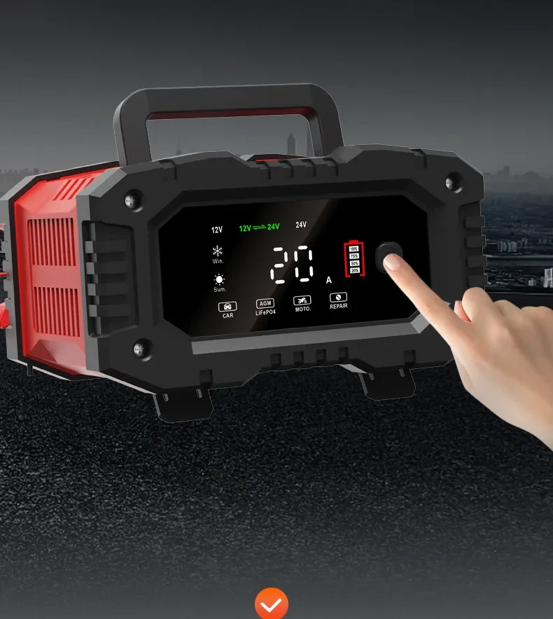 High Power Portable Motorcycle Battery Charger