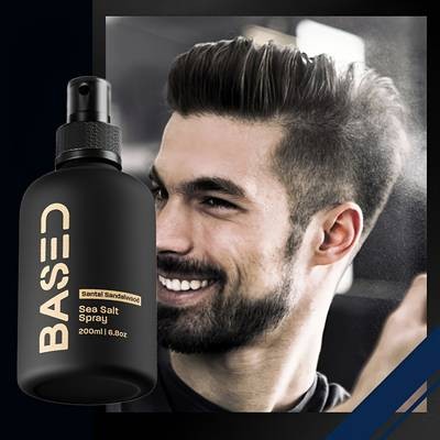 Unisex Hair Styling Spray with Sea Salt Extract Refreshing, Plant-Based Formula for Manageable, Elastic Hair