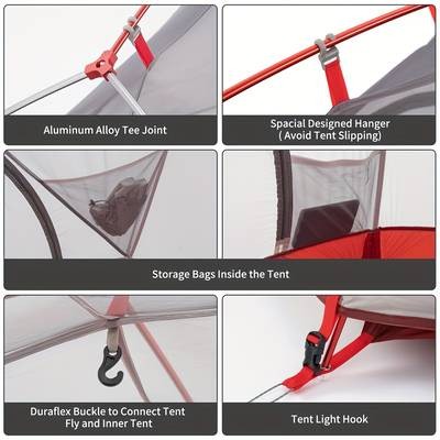 Naturehike Star River 2-Person Tent  All-Season, Spacious Backpacking Tent for Family Outdoors