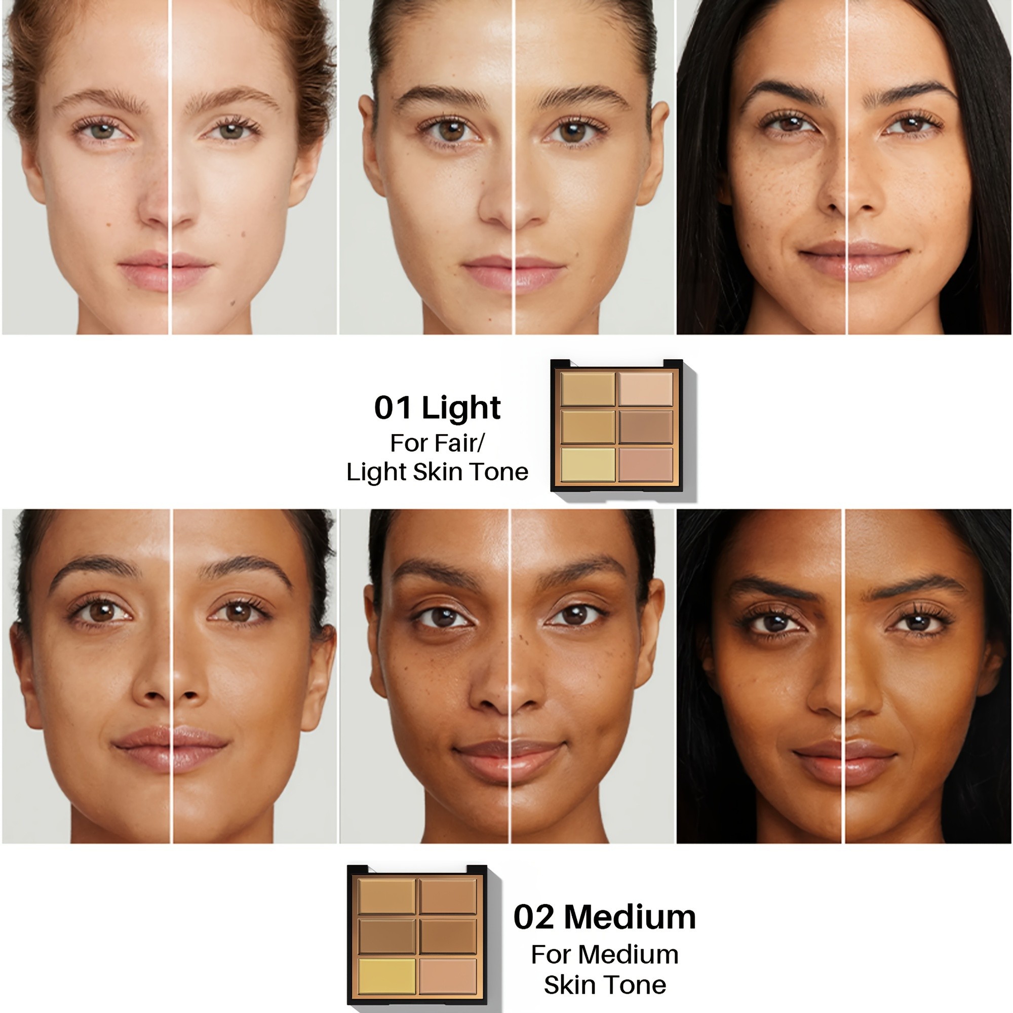 FV 6-Color Cream Concealer Palette