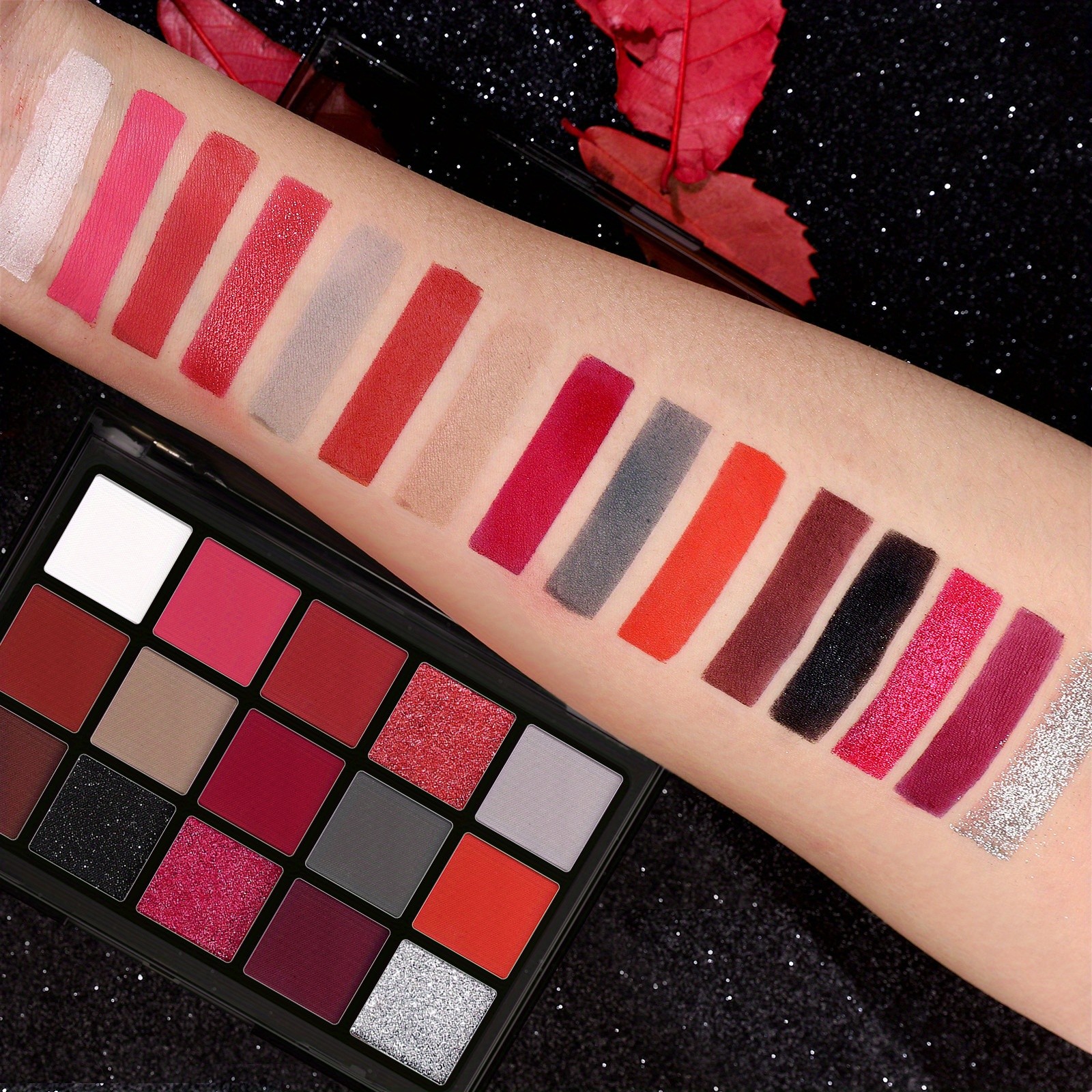 UCANBE Red Eyeshadow Makeup Palette
