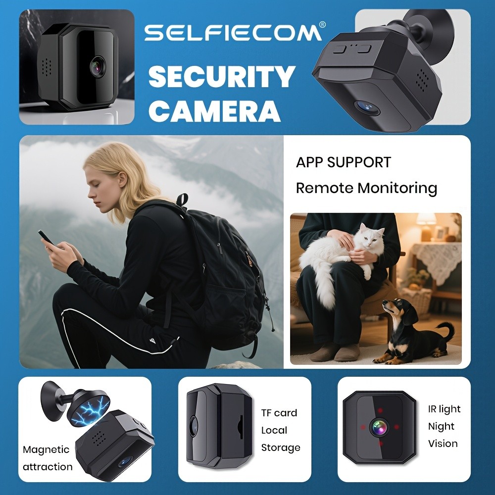 SELFIECOM Security Camera with Wifi
