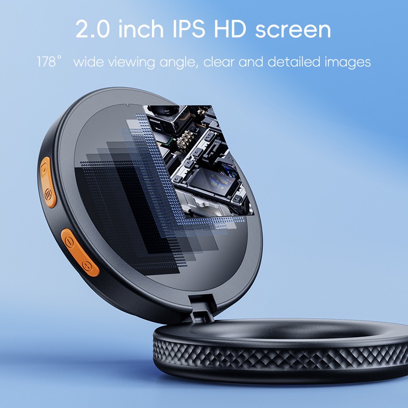 WKR Portable Handheld Digital Microscope with USB-Powered Magnifying Glass