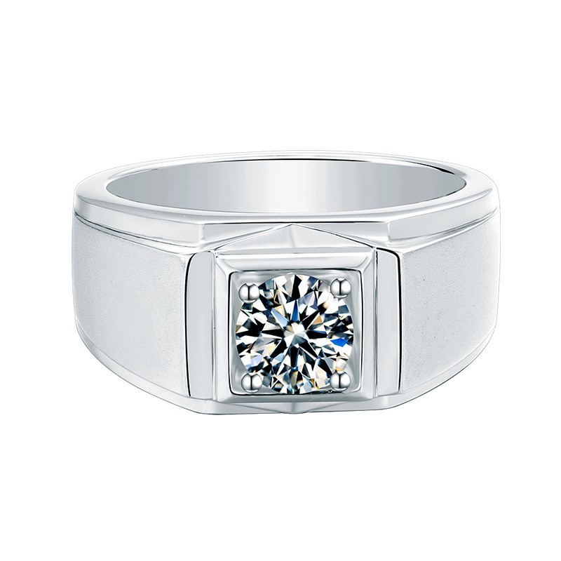 Moissanite Solitaire Ring