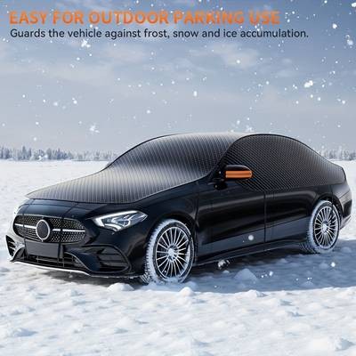 Suitu Universal Car Windshield Snow Cover  All-Weather Protection with Secure Fit and Easy Storage