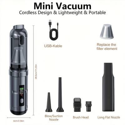 Suitu 15000Pa High Suction Handheld Car Vacuum Cleaner  The Ultimate Portable Cleaning Solution