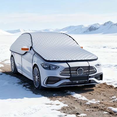 Suitu Heavy-Duty Magnetic Car Windshield Snow Cover with Quick-Snow Removal  Ultimate All-Weather Protection for Your Vehicle