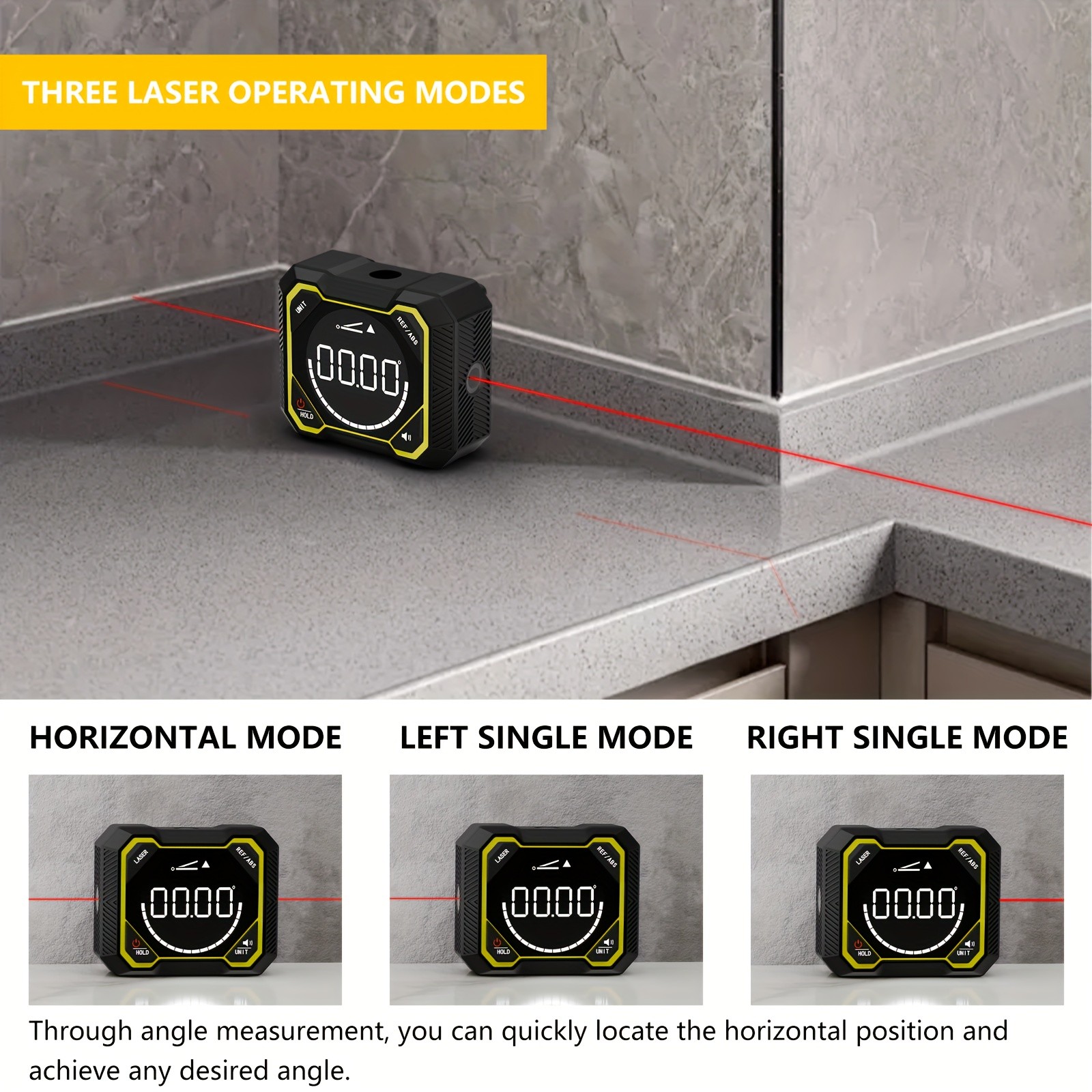 KEFVOER Inclinometer & Electronic Protractor