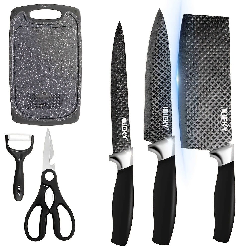 KEPEAK 6pcs Professional & Home Kitchen Knife Set