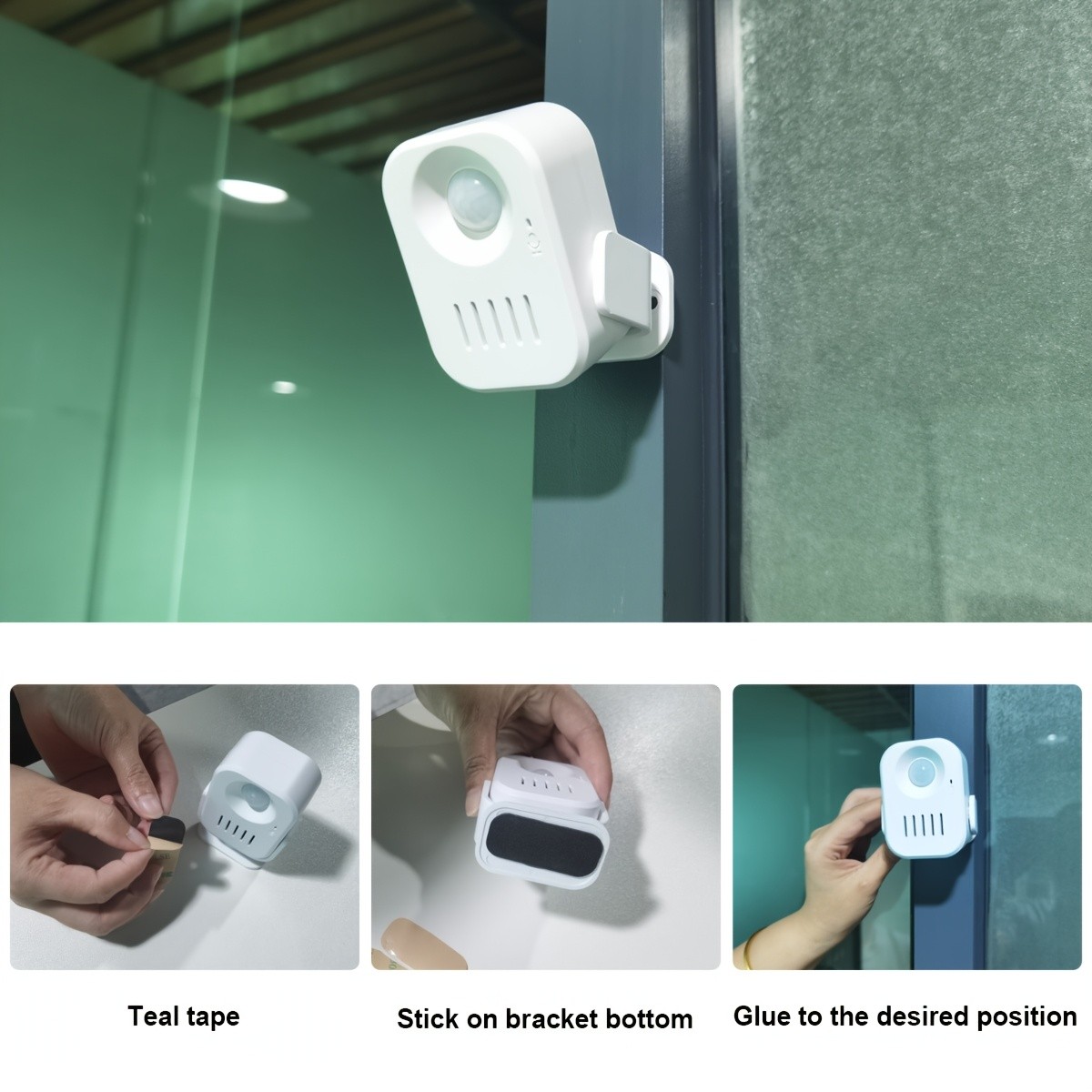 RUOCIN Smart Voice-Activated Motion Detector with Infrared Sensor