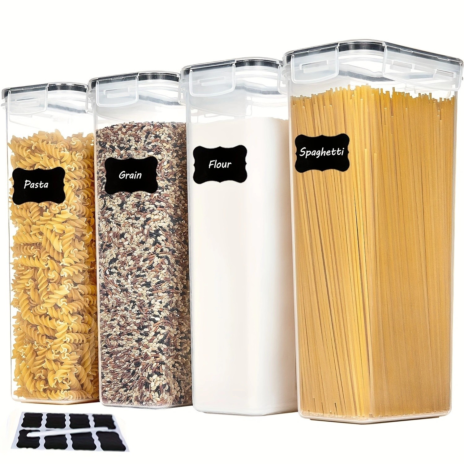 THELiFE 4/8pcs Airtight Pasta Storage Containers