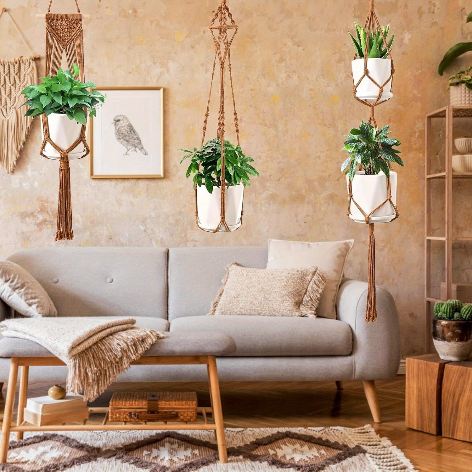 GMMLAIJH Macrame Plant Hangers