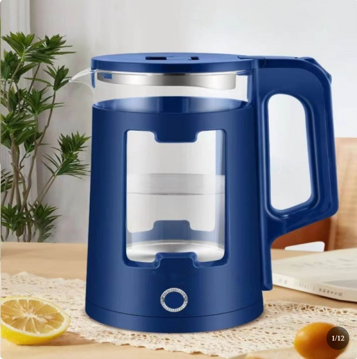 2.3L Electric Glass Kettle Glass Fast Boil LED Lights Indicator