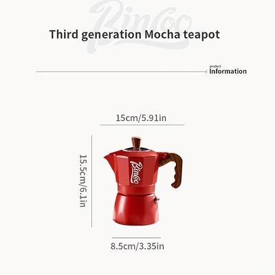 Bincoo Classic Aluminum Moka Pot Brew Your Perfect Espresso Anywhere