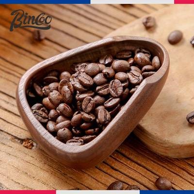 Bincoo Wooden Coffee Bean Weighing Plate Precision Brewing at Your Fingertips