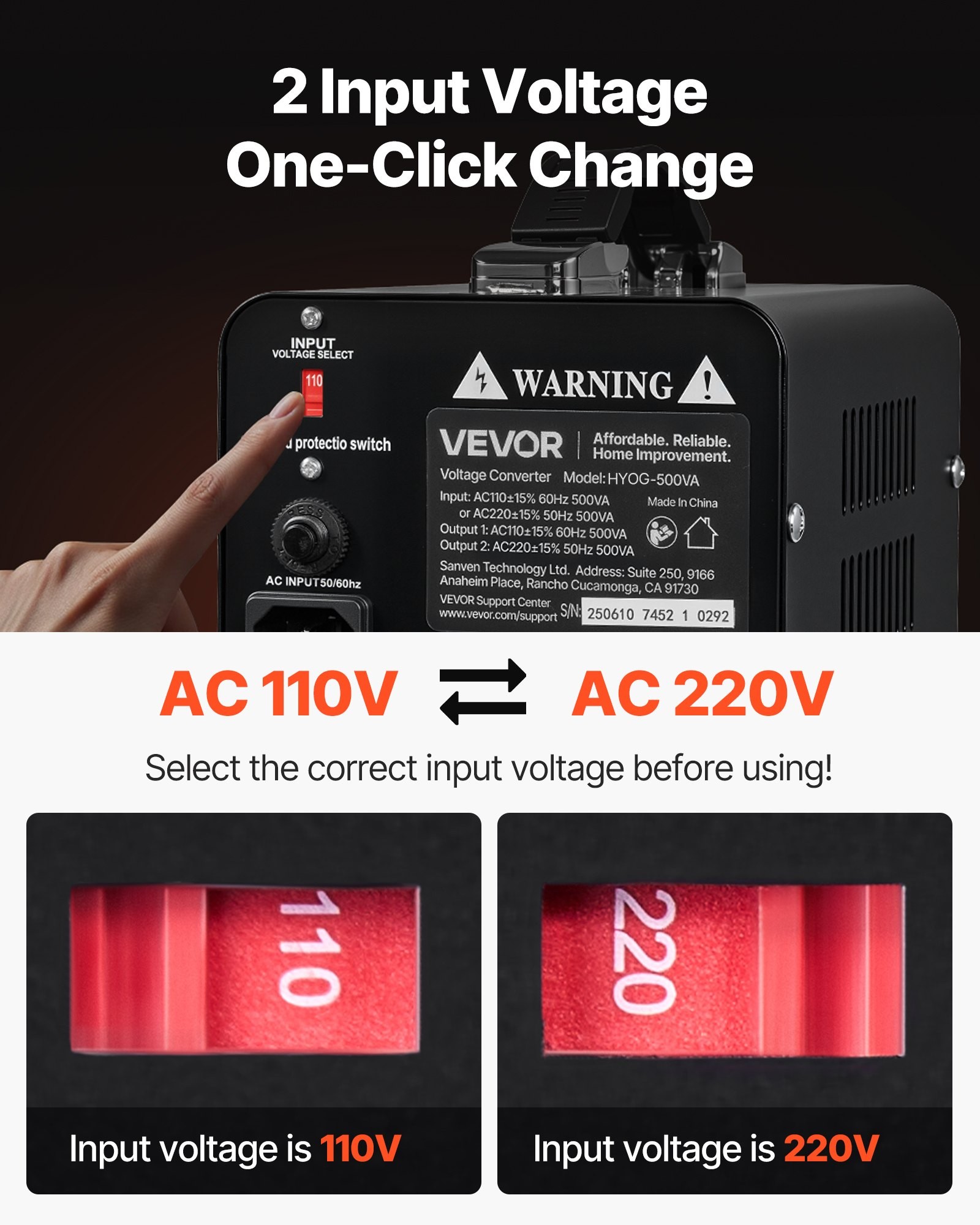 Voltage Converter Transformer