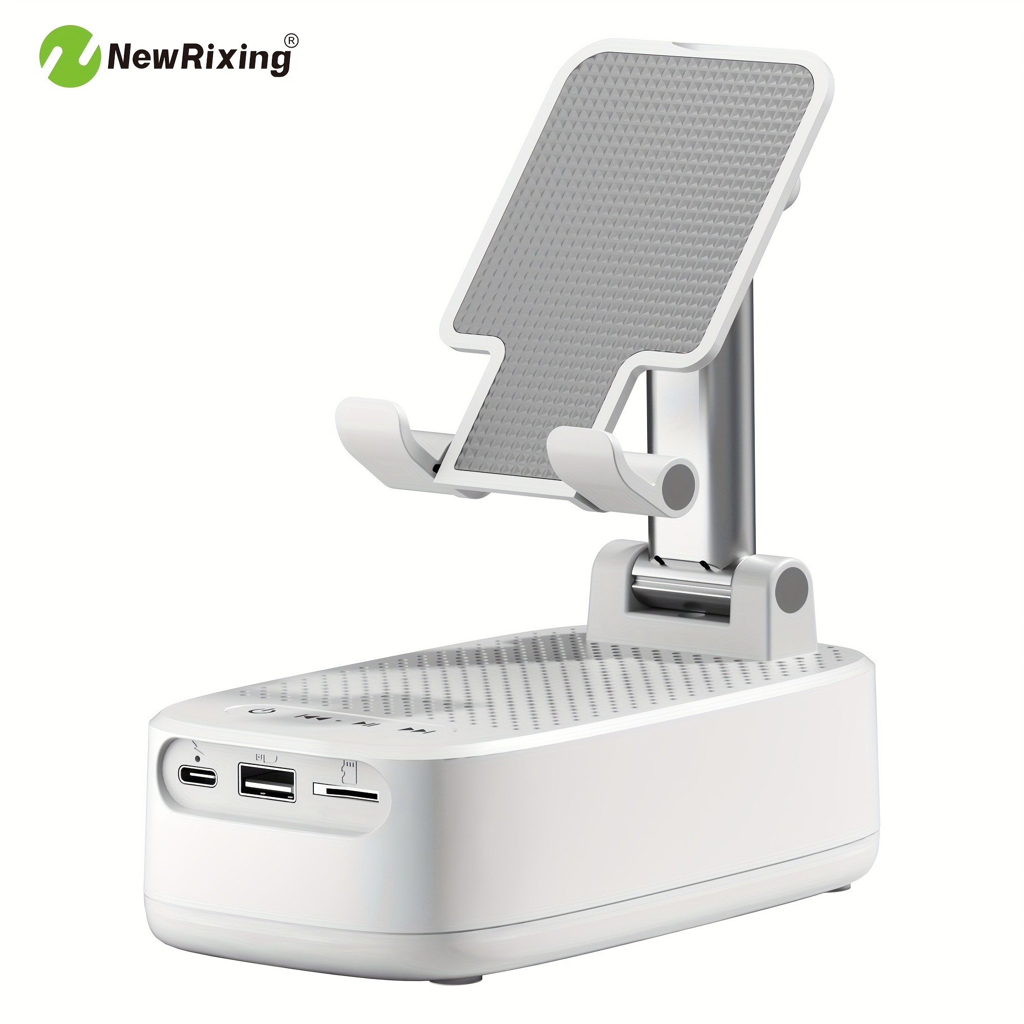 NewRixing 6W Wireless Speaker with Phone Holder