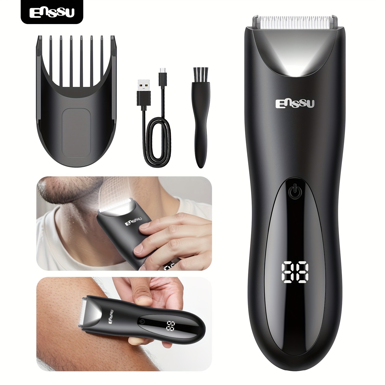 Enssu Men's & Women's Professional Body Hair Trimmer