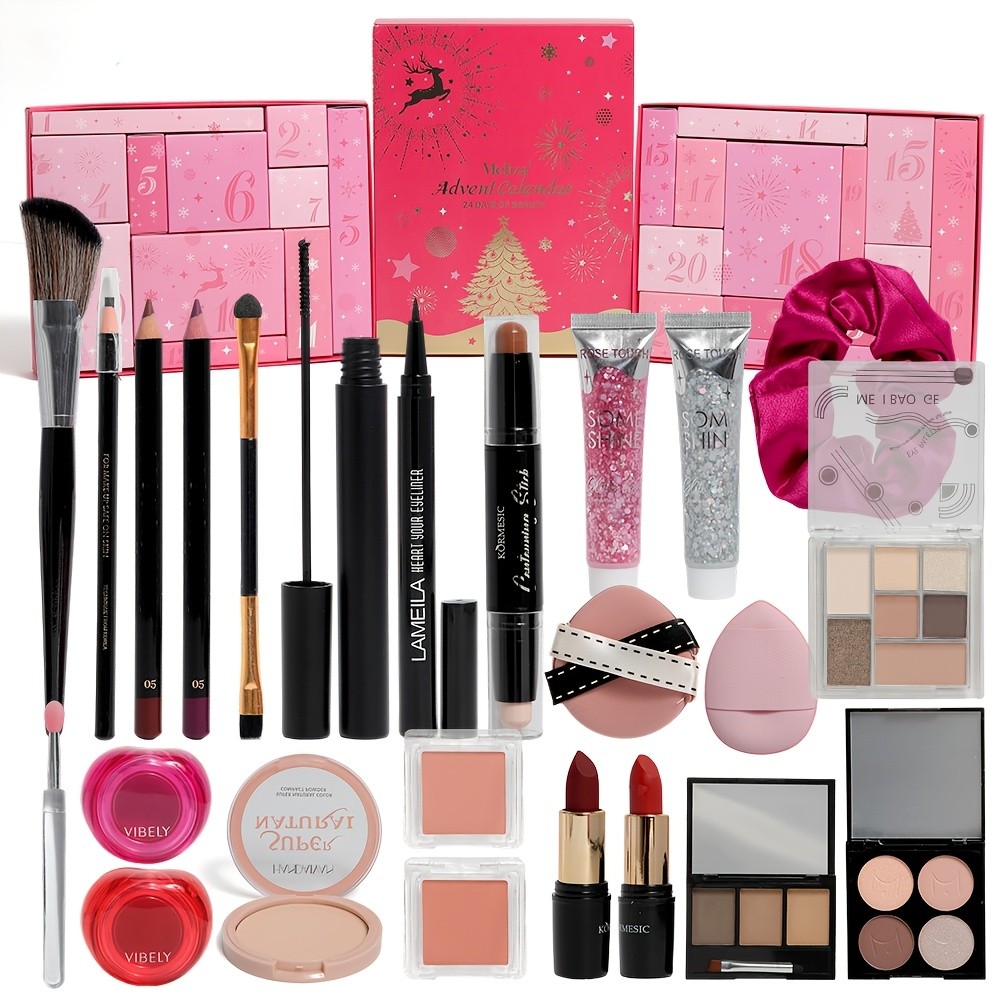 MELIZA 24-Day Christmas Makeup Advent Calendar