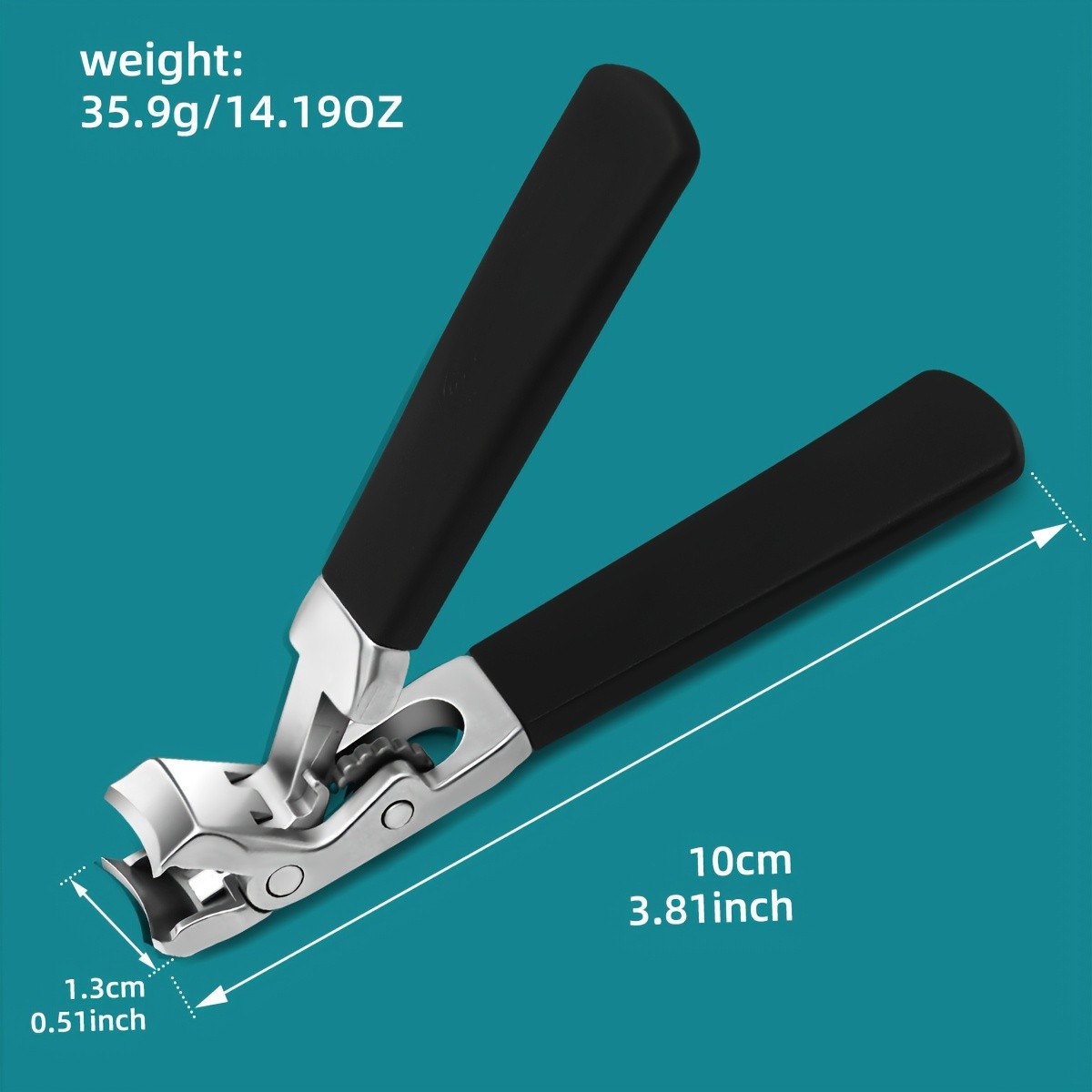 Ergonomic Heavy-Duty Toenail Clippers for Thick Nails