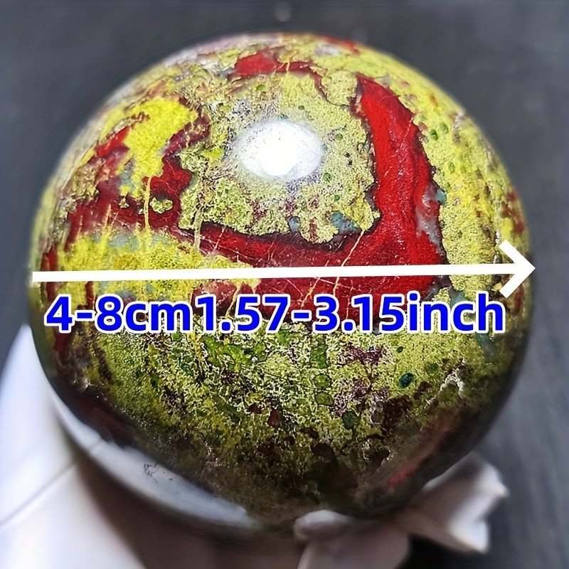 CRYSTALHOLA Dragon Bloodstone Sphere