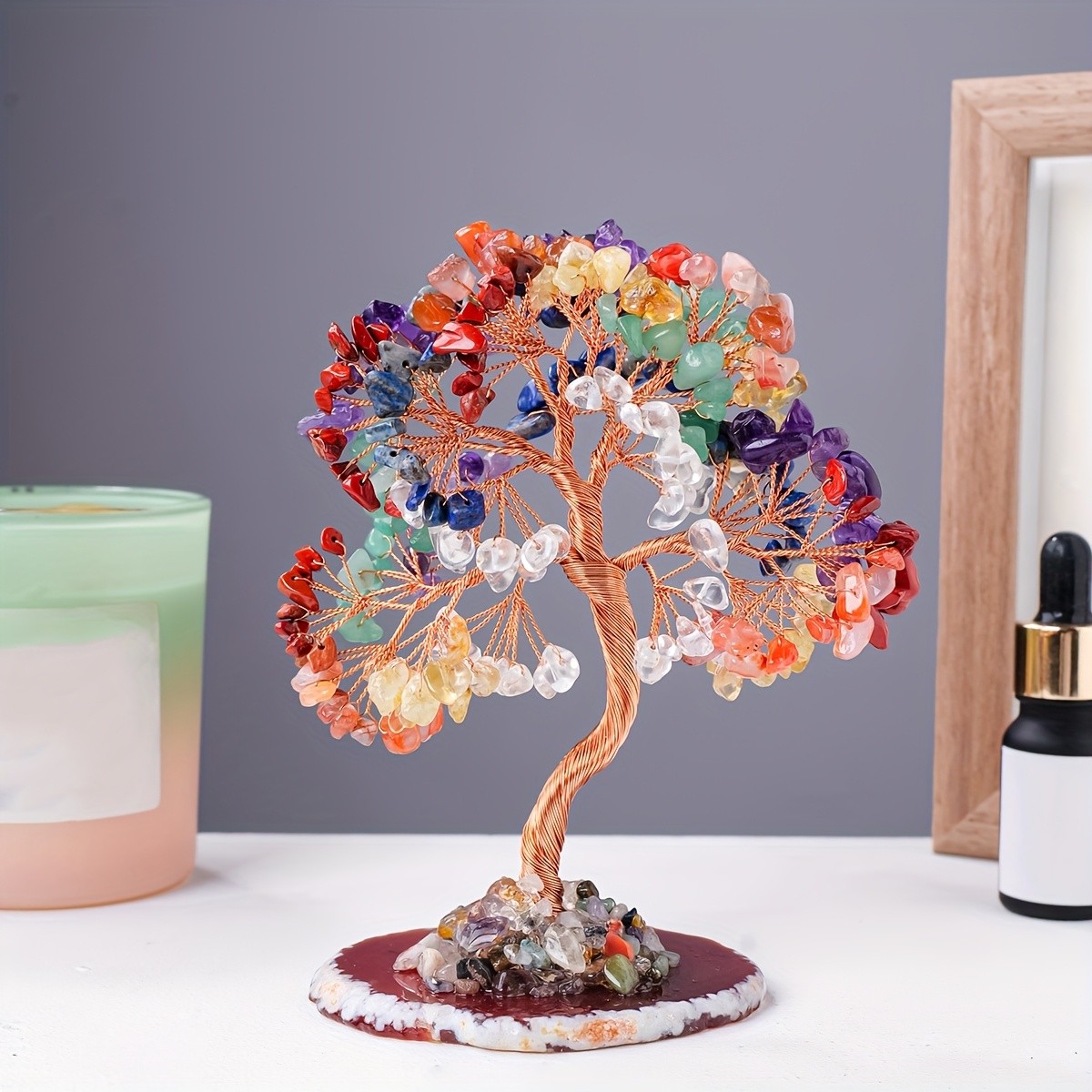 Agate Sliced Tree of Life