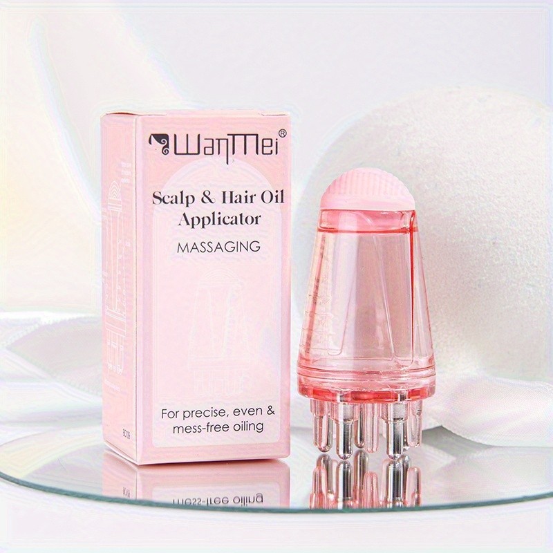 WANMEI 6ml Mini Portable Head Applicator  Nourishing & Firming Massage Guide for Thick Hair