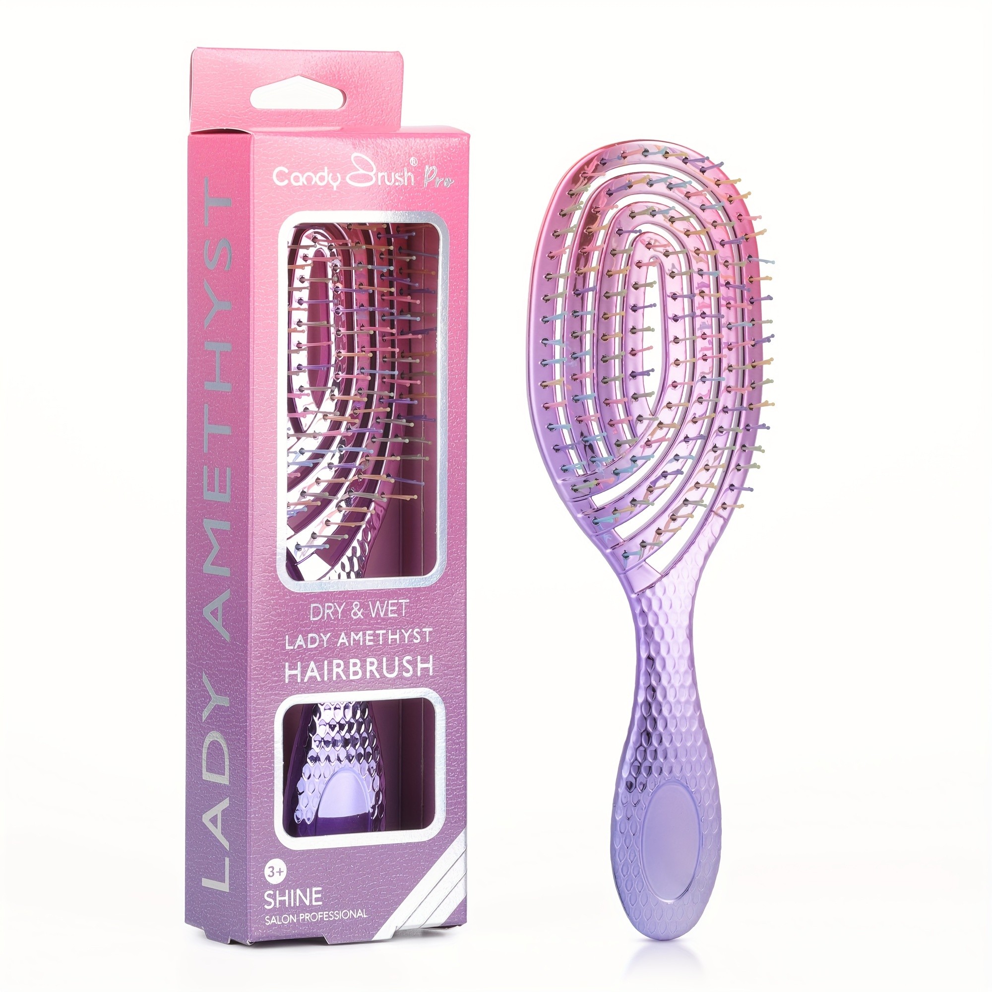 CANDY BRUSH Detangling Wet Hair Brush