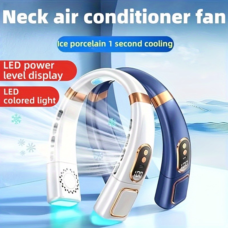 Wearable Portable Mini Neck Fan  Keep Cool and Comfortable This Summer
