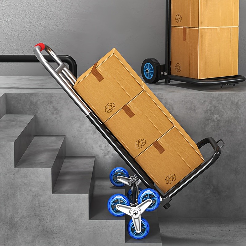 Heavy Duty Folding Hand Truck with Stair Climbing Mechanism