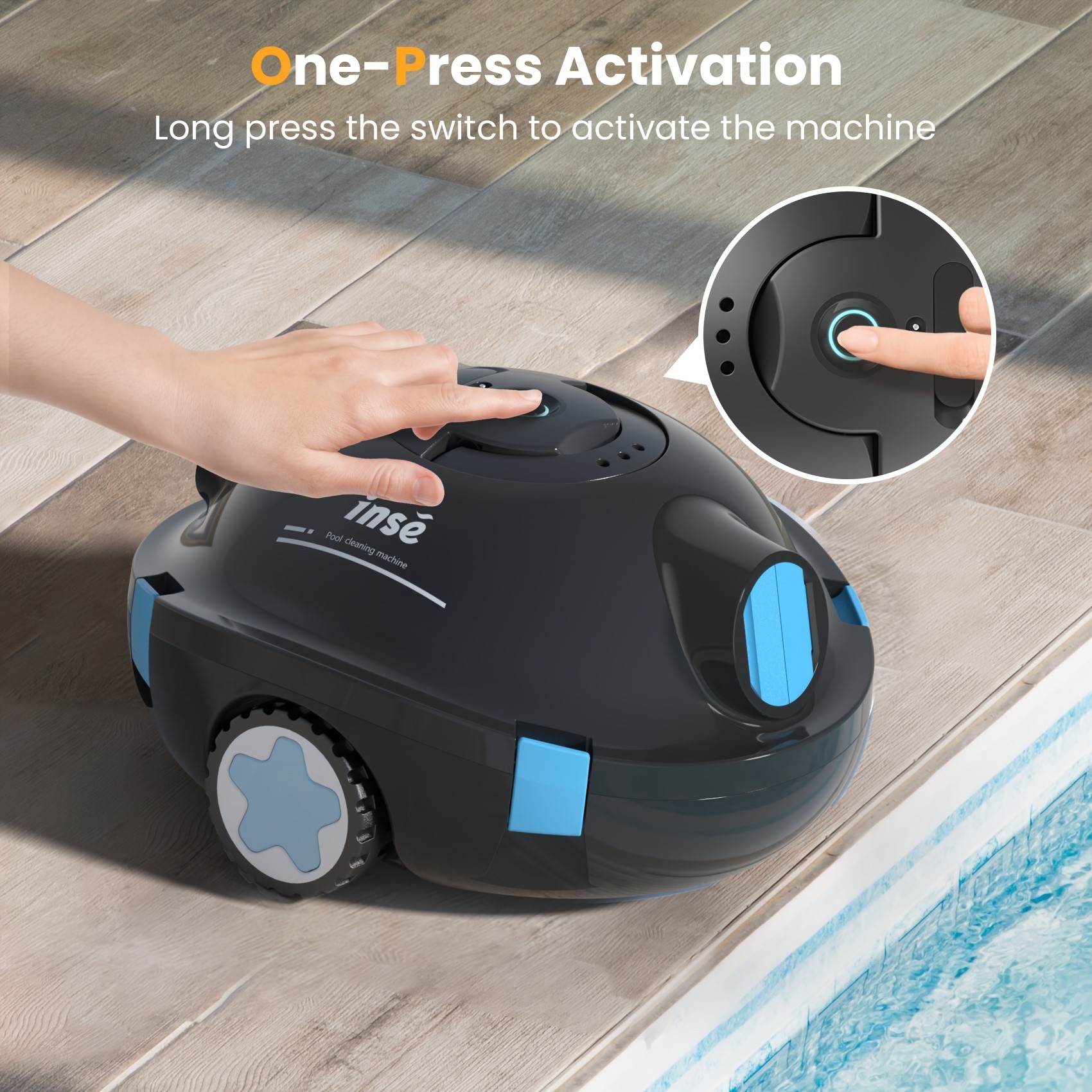INSE Y10 Cordless Robotic Pool Cleaner
