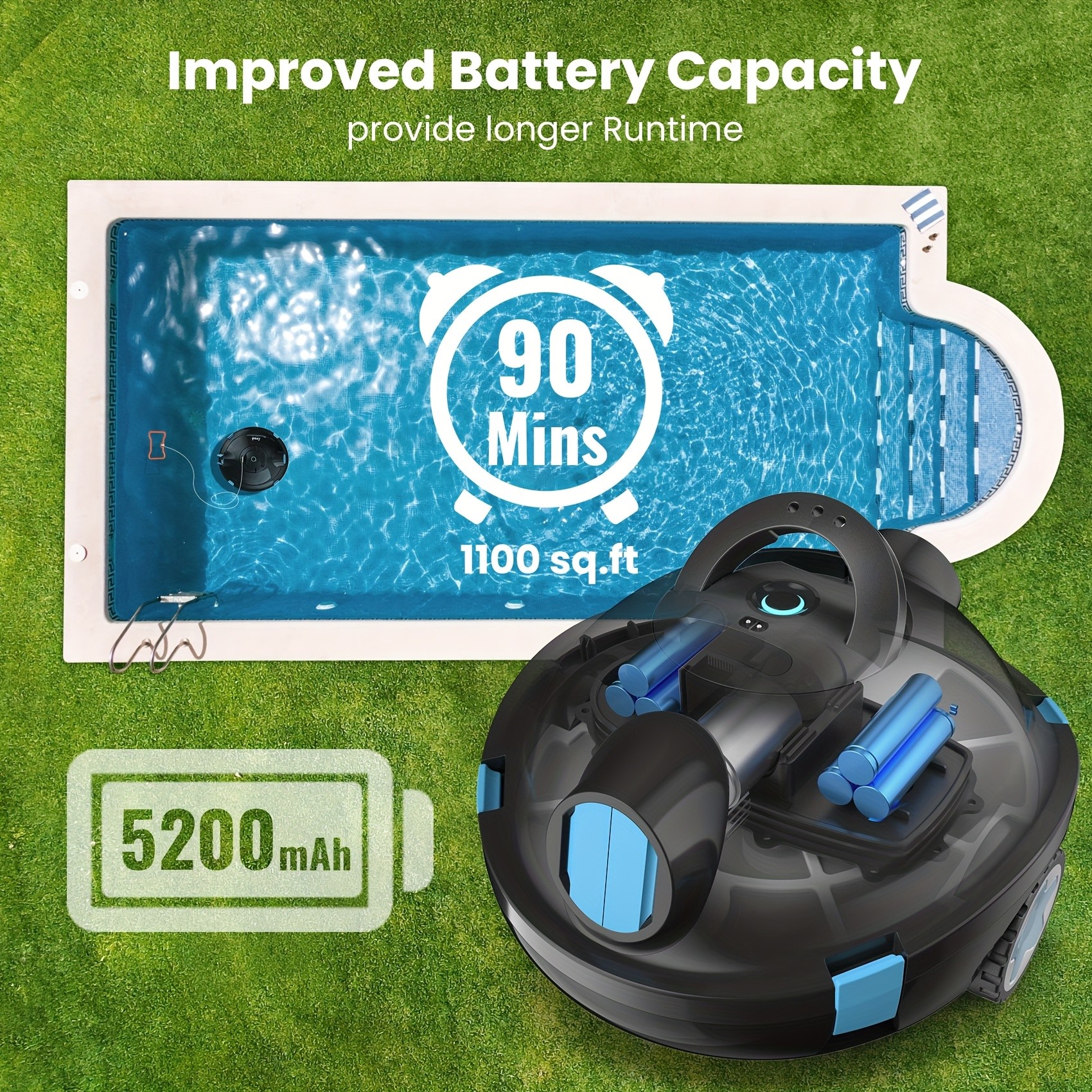 INSE Y10 Cordless Robotic Pool Cleaner