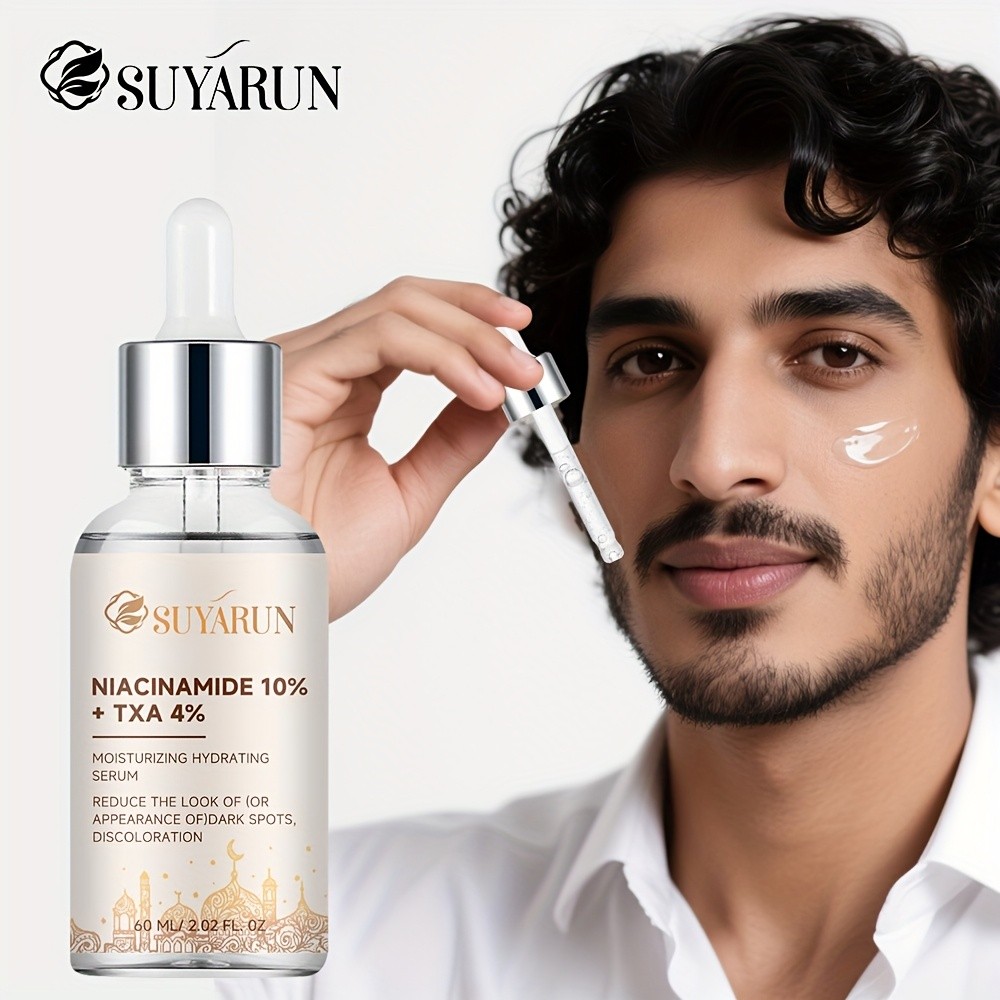 Skin Type: All, All Skins Scented: Unscented Item Form: Drops Gender: Unisex-adult Target Use Body Part: Face Effect: moisturizing Brand: SUYARUN Main Ingredients: Kojic Acid, Hyaluronic Acid, Vitamin C, Nicotinamide