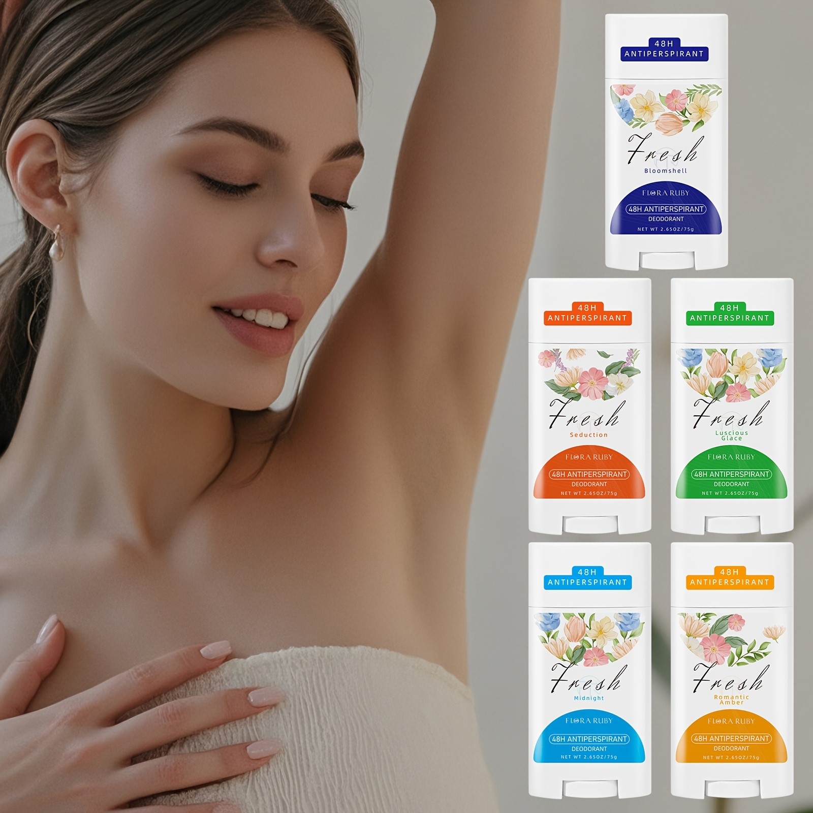 FLORA RUBY 48-Hour Antiperspirant & Deodorizing Body Patches