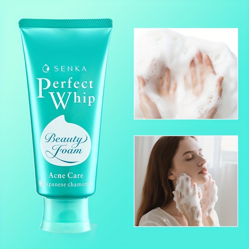 SENKA Perfect Whip Light Beige Care Gel Cleanser