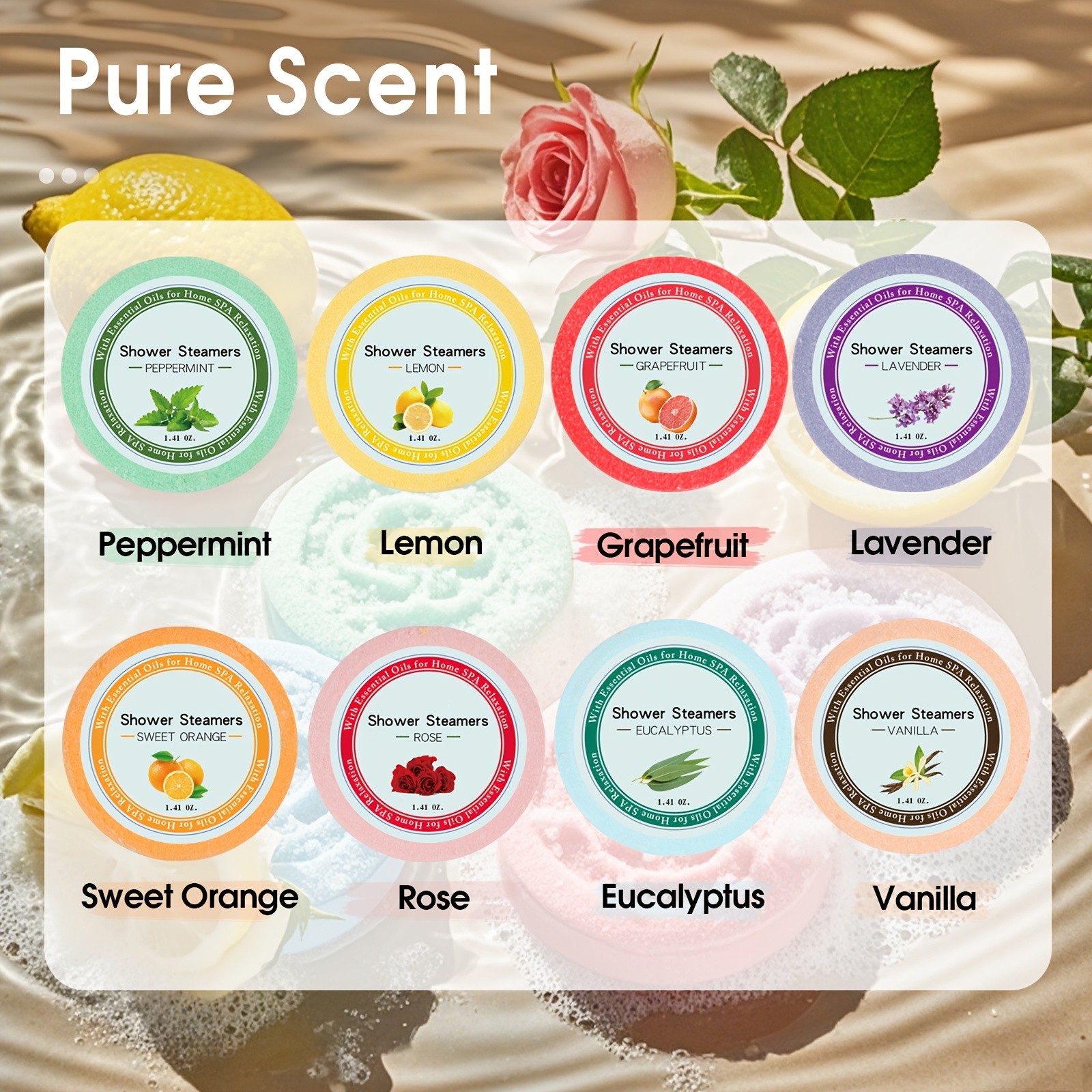 36-Pack IHAVE Eucalyptus Scented Shower Bombs