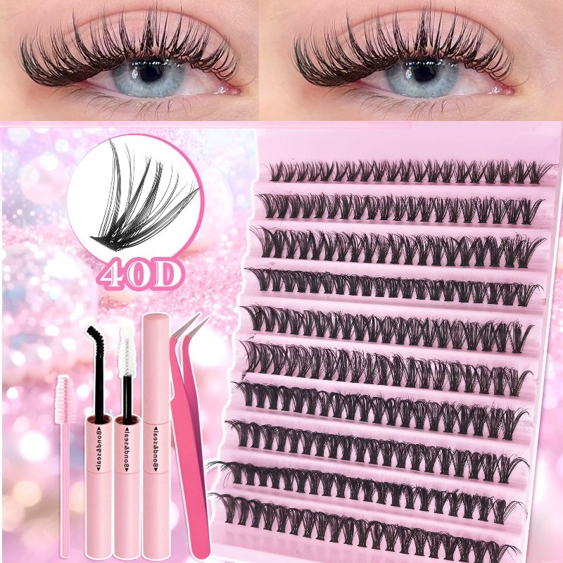 40D Natural False Eyelashes