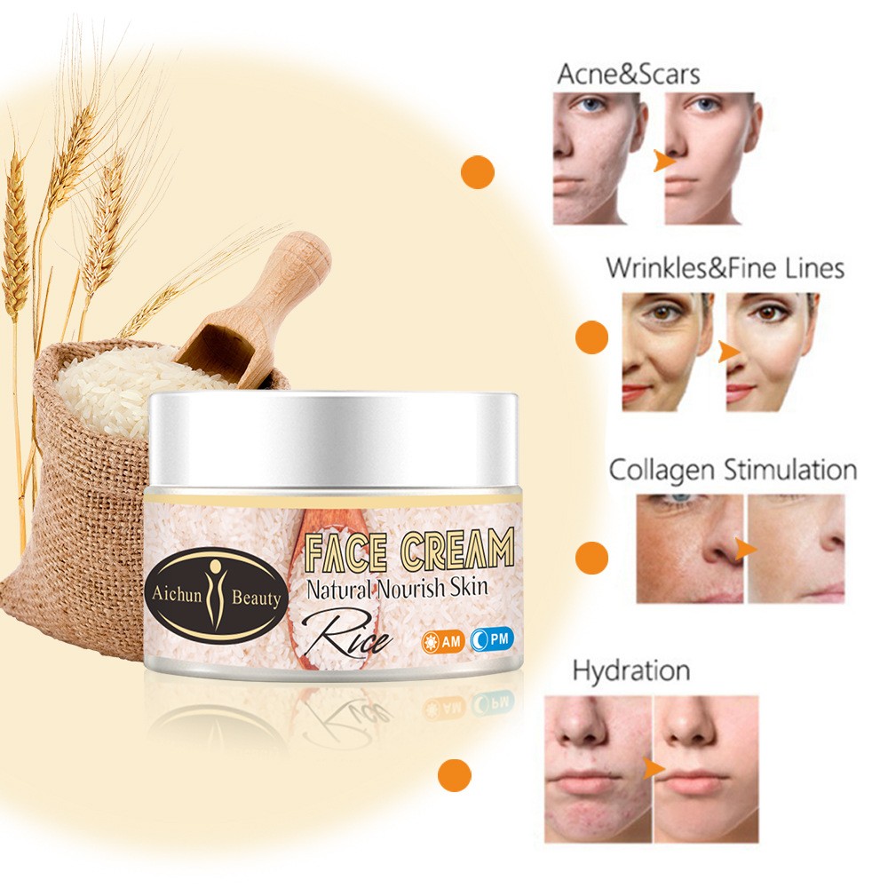 Aichun Beauty Natural Rice Extract Face Cream