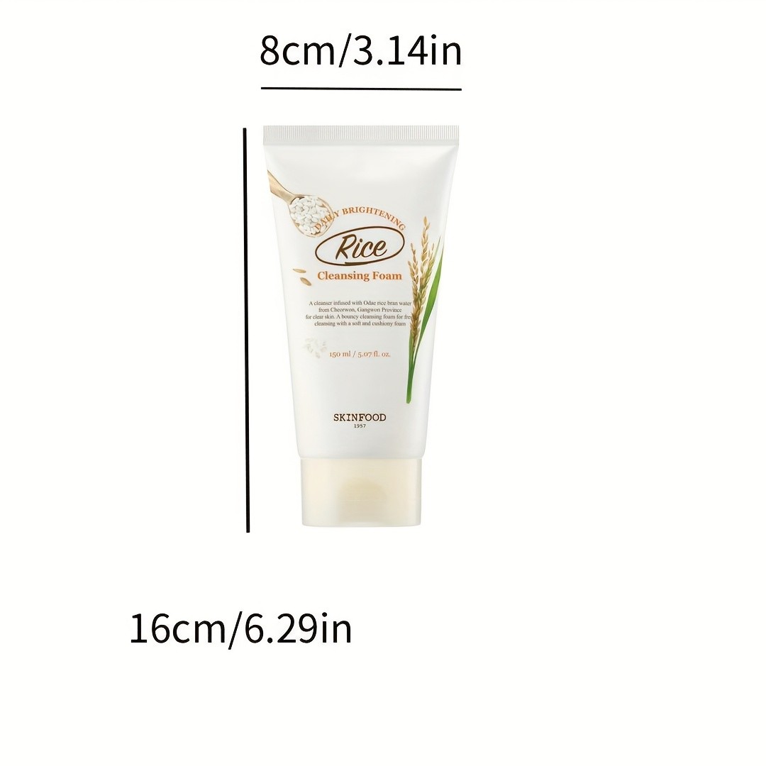 SKINFOOD Rice Brightening Cleansing Foam