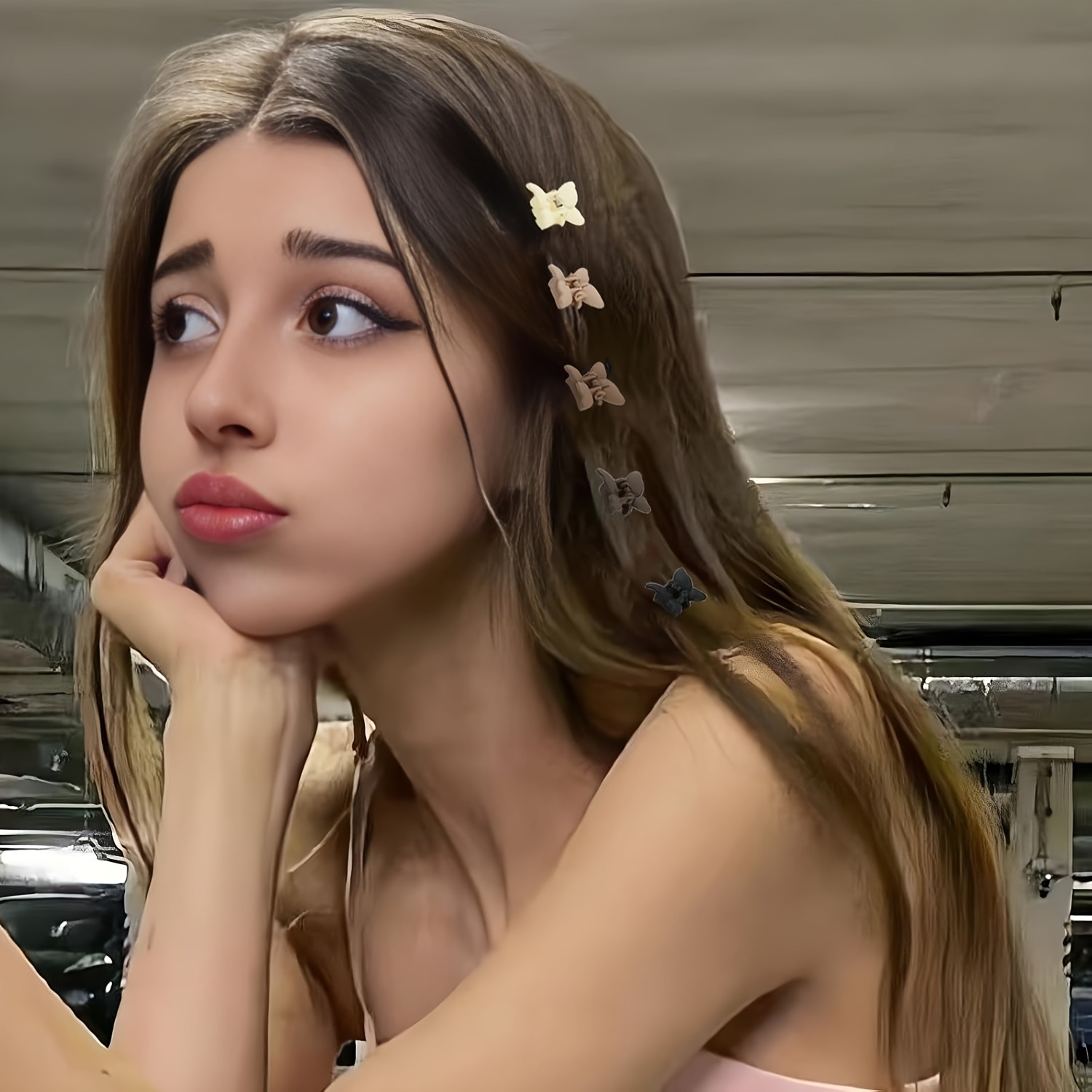 10pcs Elegant Butterfly Hair Clips Set