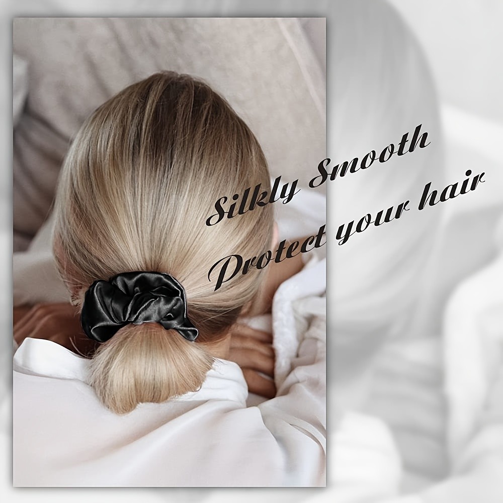 3pcs Mulberry Satin Scrunchies for Hair