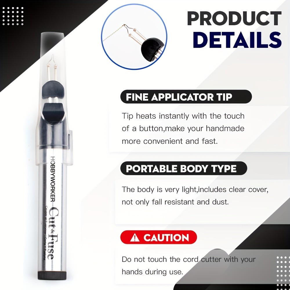 The Hot Line Pen Effortlessly Trim, Burn, and Melt Threads with Precision